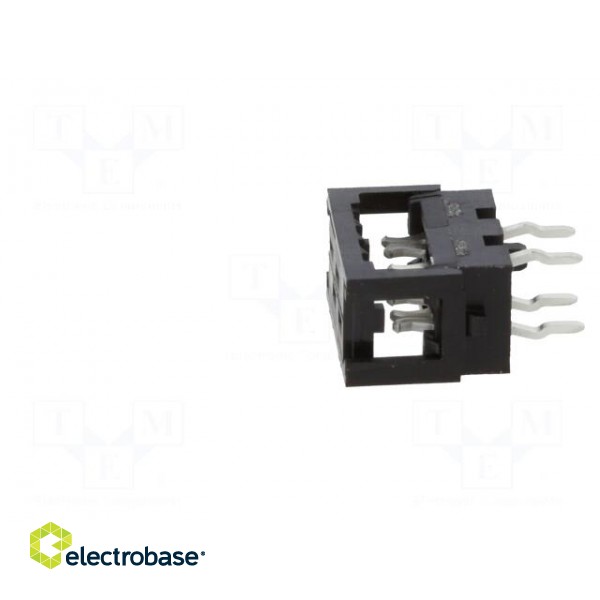 Micro-MaTch | adapter | PIN: 4 | IDC,THT | on PCBs,for ribbon cable image 3