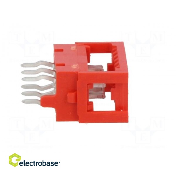 Micro-MaTch | adapter | PIN: 6 | IDC,THT | on PCBs,for ribbon cable image 7