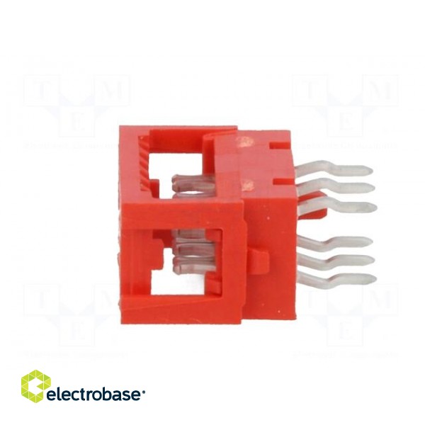 Micro-MaTch | adapter | PIN: 6 | IDC,THT | on PCBs,for ribbon cable image 3