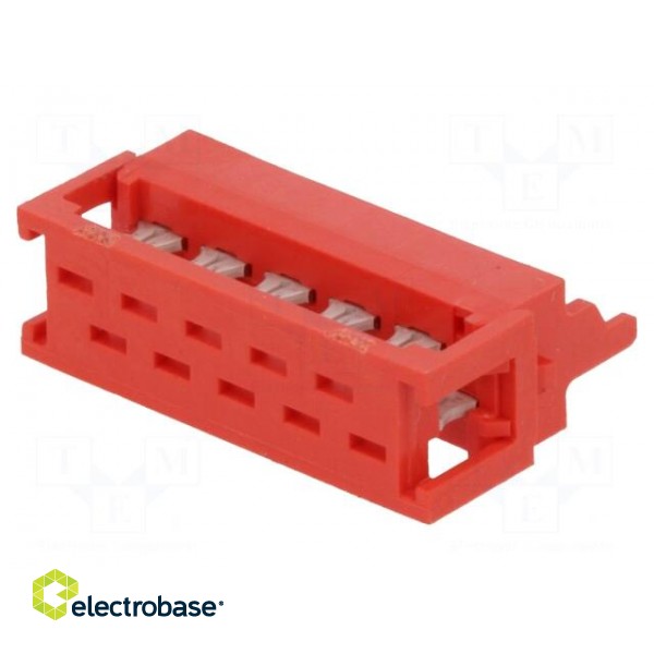 Micro-MaTch | plug | male | PIN: 10 | IDC | for ribbon cable | Layout: 2x5 фото 1