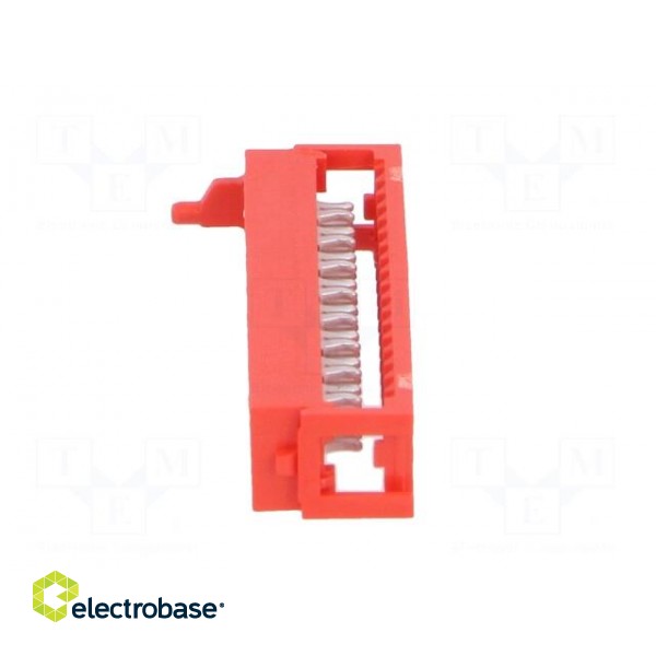 Micro-MaTch | plug | male | PIN: 18 | IDC | for ribbon cable | Layout: 2x9 фото 3