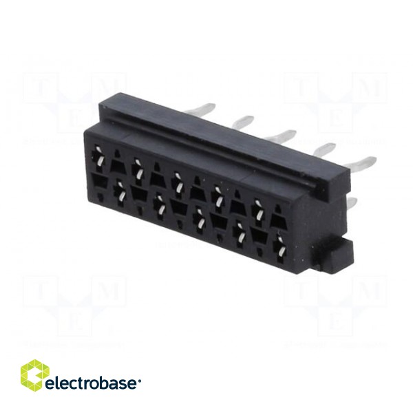 Micro-MaTch | socket | female | PIN: 10 | THT | on PCBs | Layout: 2x5 paveikslėlis 2