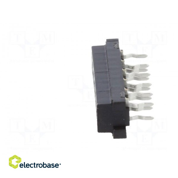 Micro-MaTch | socket | female | PIN: 12 | THT | on PCBs | Layout: 2x6 image 3
