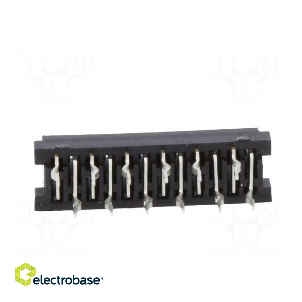 Micro-MaTch | socket | female | PIN: 12 | THT | on PCBs | Layout: 2x6 image 5