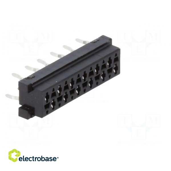 Micro-MaTch | socket | female | PIN: 12 | THT | on PCBs | Layout: 2x6 image 8