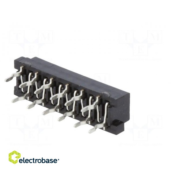 Micro-MaTch | socket | female | PIN: 12 | THT | on PCBs | Layout: 2x6 image 6