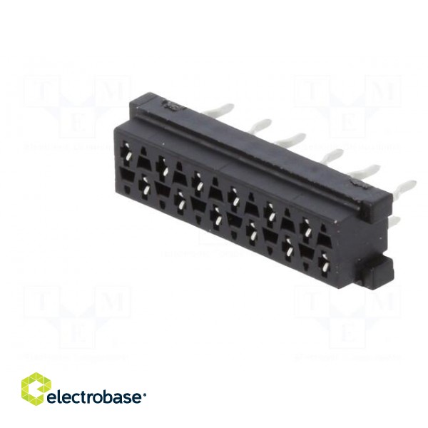 Micro-MaTch | socket | female | PIN: 12 | THT | on PCBs | Layout: 2x6 фото 2