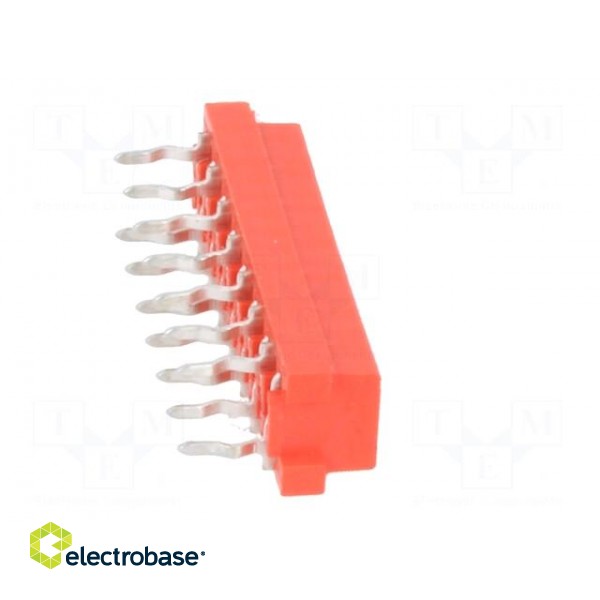 Micro-MaTch | socket | female | PIN: 14 | THT | on PCBs | Layout: 2x7 фото 7