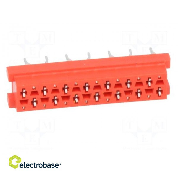 Micro-MaTch | socket | female | PIN: 14 | THT | on PCBs | Layout: 2x7 image 9