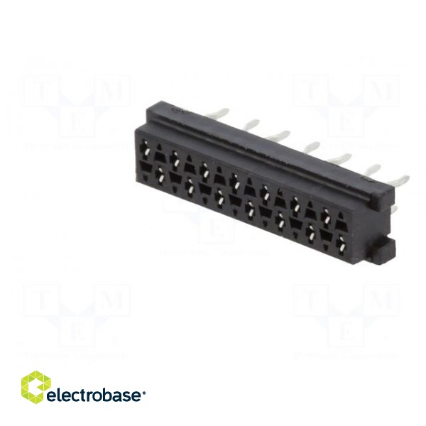 Micro-MaTch | socket | female | PIN: 14 | THT | on PCBs | Layout: 2x7 image 2