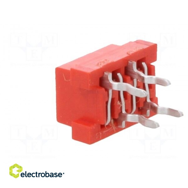 Micro-MaTch | socket | female | PIN: 4 | THT | on PCBs | Layout: 2x2 image 4