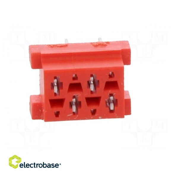 Micro-MaTch | socket | female | PIN: 4 | THT | on PCBs | Layout: 2x2 фото 9
