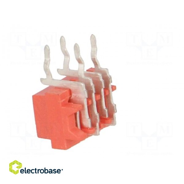 Micro-MaTch | socket | female | PIN: 4 | THT | on PCBs | Layout: 2x2 фото 4