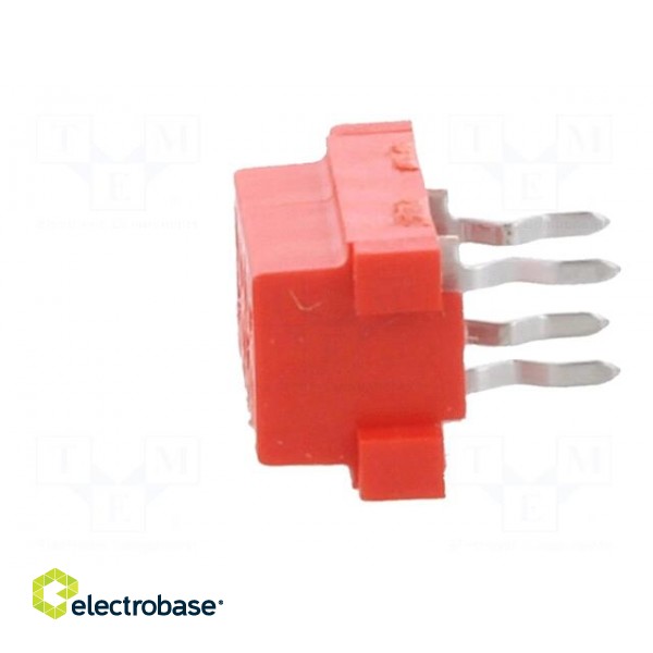 Micro-MaTch | socket | female | PIN: 4 | THT | on PCBs | Layout: 2x2 image 3
