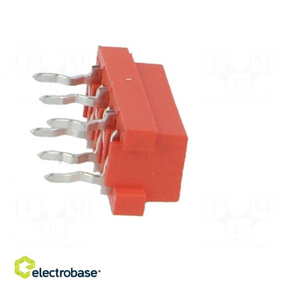 Micro-MaTch | socket | female | PIN: 6 | THT | on PCBs | Layout: 2x3 image 7