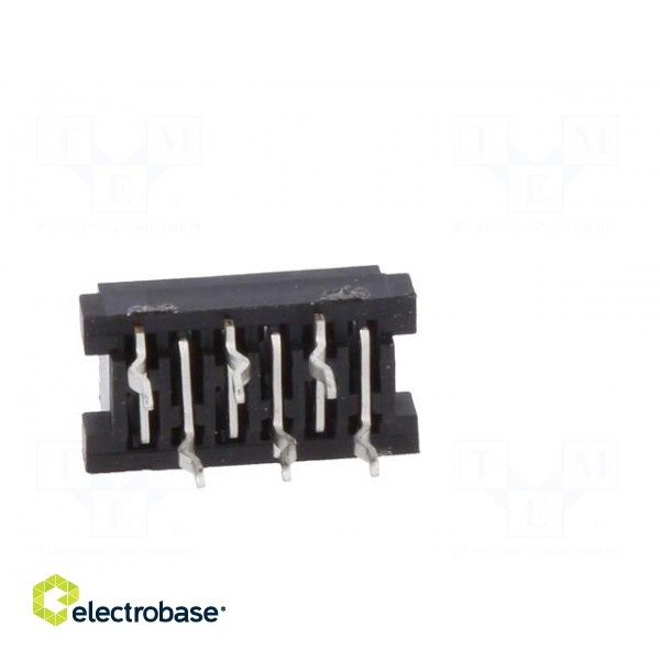 Micro-MaTch | socket | female | PIN: 6 | THT | on PCBs | Layout: 2x3 фото 5