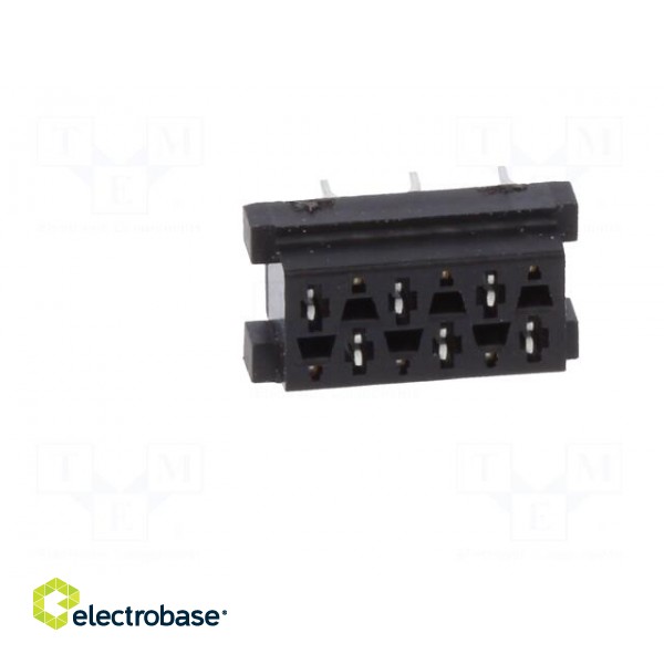 Micro-MaTch | socket | female | PIN: 6 | THT | on PCBs | Layout: 2x3 image 9
