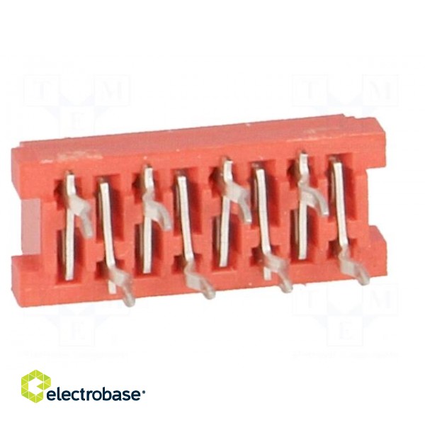 Micro-MaTch | socket | female | PIN: 8 | THT | Layout: 2x4 image 5