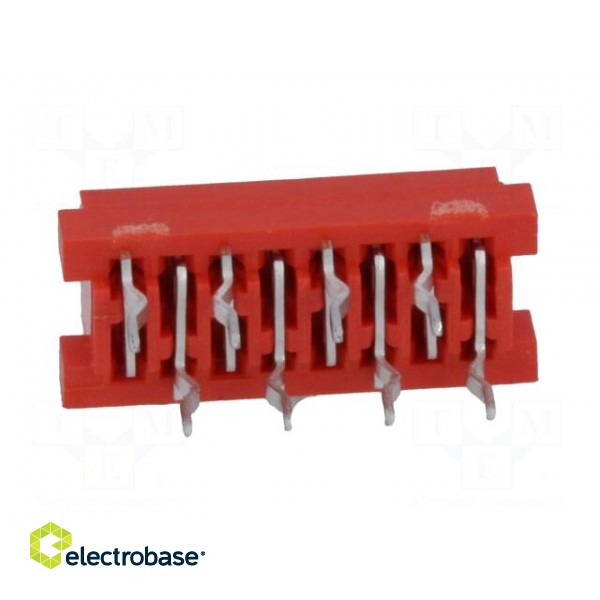 Micro-MaTch | socket | female | PIN: 8 | THT | on PCBs | Layout: 2x4 image 5