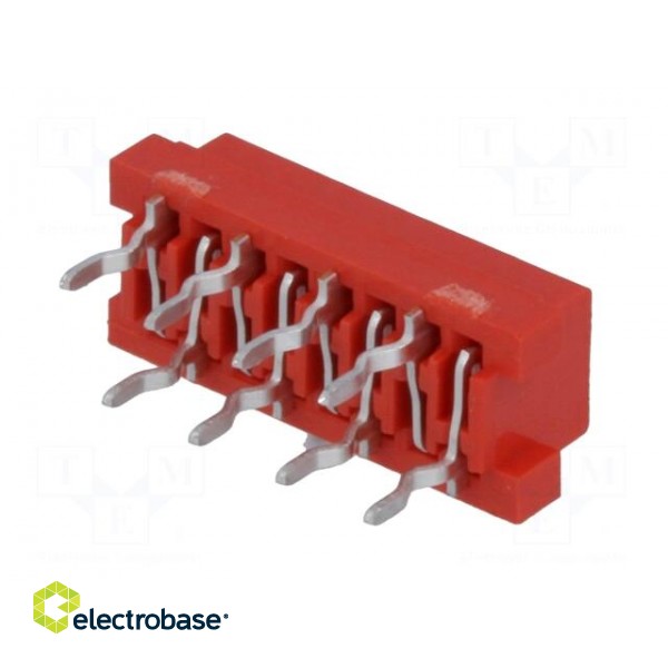 Micro-MaTch | socket | female | PIN: 8 | THT | on PCBs | Layout: 2x4 image 6