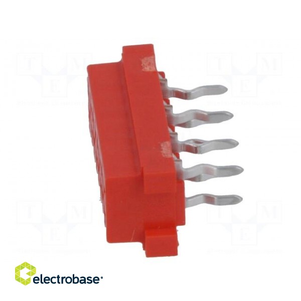 Micro-MaTch | socket | female | PIN: 8 | THT | on PCBs | Layout: 2x4 image 3