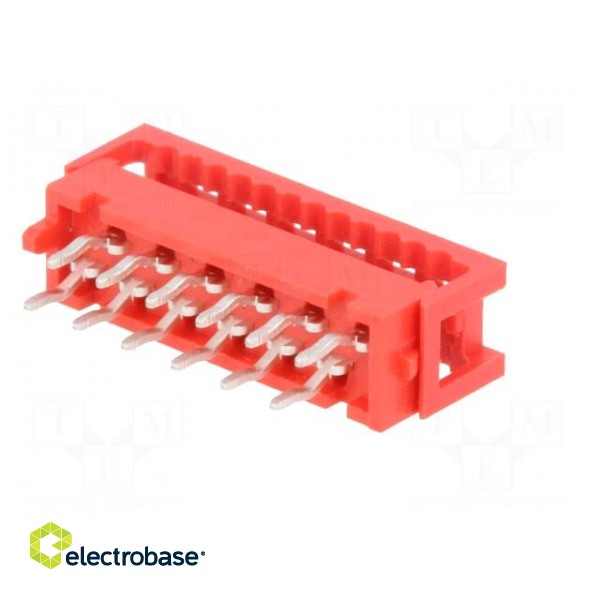 Wire-board | adapter | PIN: 12 | IDC,THT | on PCBs,for ribbon cable фото 6