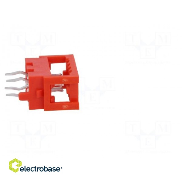 Wire-board | adapter | PIN: 4 | IDC,THT | on PCBs,for ribbon cable image 7