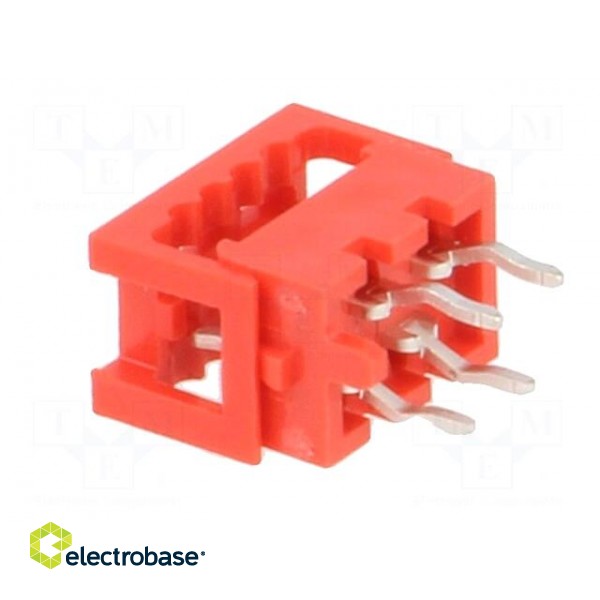 Wire-board | adapter | PIN: 4 | IDC,THT | on PCBs,for ribbon cable фото 4