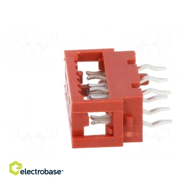 Wire-board | adapter | PIN: 6 | IDC,THT | on PCBs,for ribbon cable image 3