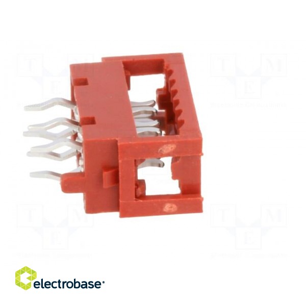 Wire-board | adapter | PIN: 6 | IDC,THT | on PCBs,for ribbon cable image 7