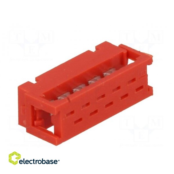 Wire-board | plug | male | PIN: 10 | IDC | for ribbon cable | 30V | 1A image 4