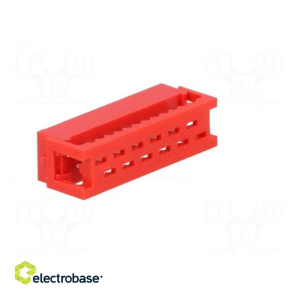 Wire-board | plug | male | PIN: 12 | IDC | for ribbon cable | 1.5A | 30mΩ image 4