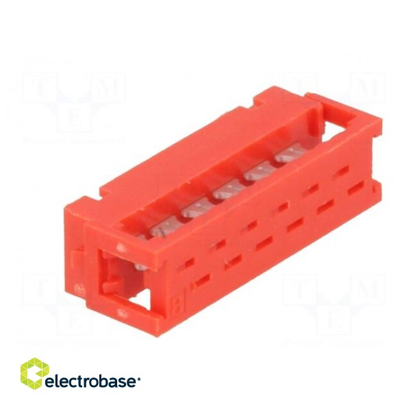 Wire-board | plug | male | PIN: 12 | IDC | for ribbon cable | 30V | 1A paveikslėlis 4