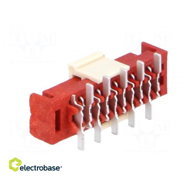 Wire-board | socket | female | PIN: 10 | SMT | on PCBs | 30V | 1A | -40÷105°C фото 4