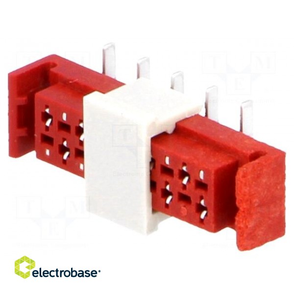 Wire-board | socket | female | PIN: 10 | SMT | on PCBs | 30V | 1A | -40÷105°C фото 1