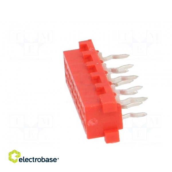 Wire-board | socket | female | PIN: 10 | THT | on PCBs | 1.5A | 30mΩ paveikslėlis 3
