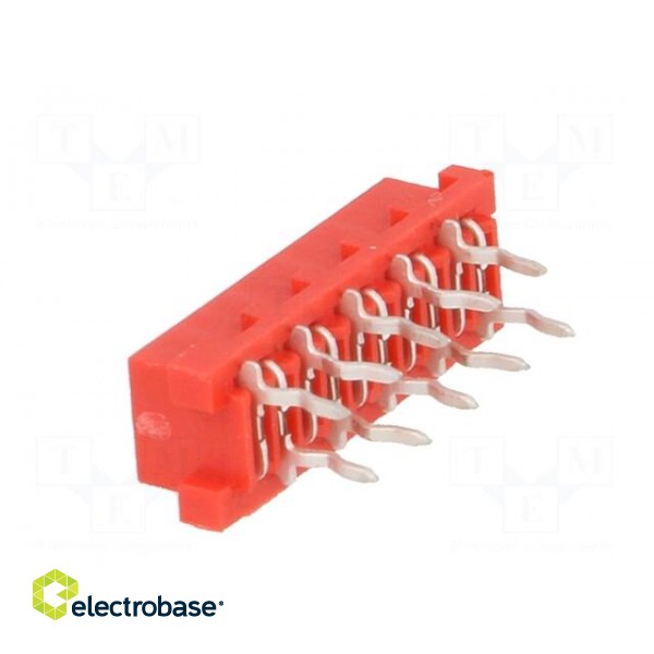 Wire-board | socket | female | PIN: 10 | THT | on PCBs | 1.5A | 30mΩ фото 4