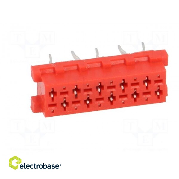 Wire-board | socket | female | PIN: 10 | THT | on PCBs | 1.5A | 30mΩ paveikslėlis 9