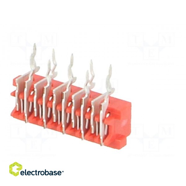 Wire-board | socket | female | PIN: 10 | THT | on PCBs | 1.5A | 30mΩ | angled image 6