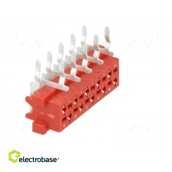 Wire-board | socket | female | PIN: 10 | THT | on PCBs | 30V | 1A | -40÷105°C image 8