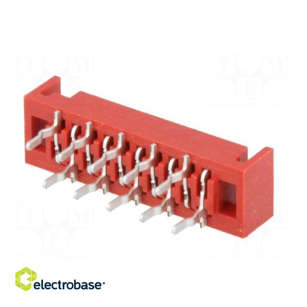 Wire-board | socket | female | PIN: 10 | THT | on PCBs | 30V | 1A | -40÷105°C фото 6