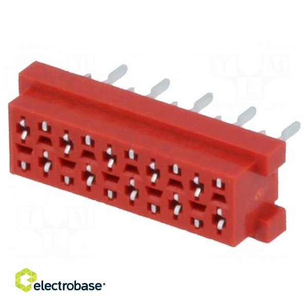 Wire-board | socket | female | PIN: 10 | THT | on PCBs | 30V | 1A | -40÷105°C image 1