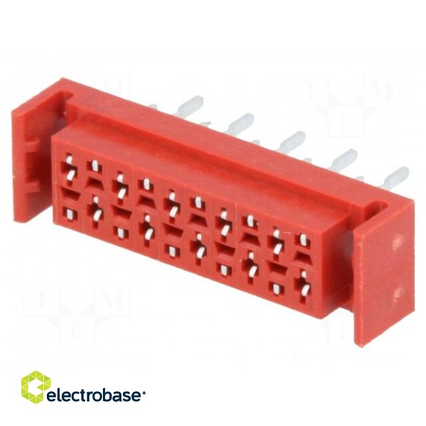 Wire-board | socket | female | PIN: 10 | THT | on PCBs | 30V | 1A | -40÷105°C фото 1