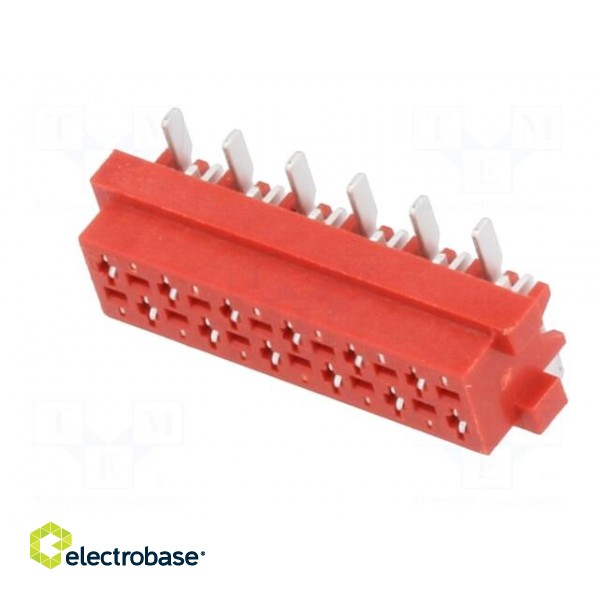 Wire-board | socket | female | PIN: 12 | SMT | on PCBs | 30V | 1A | -40÷105°C фото 2