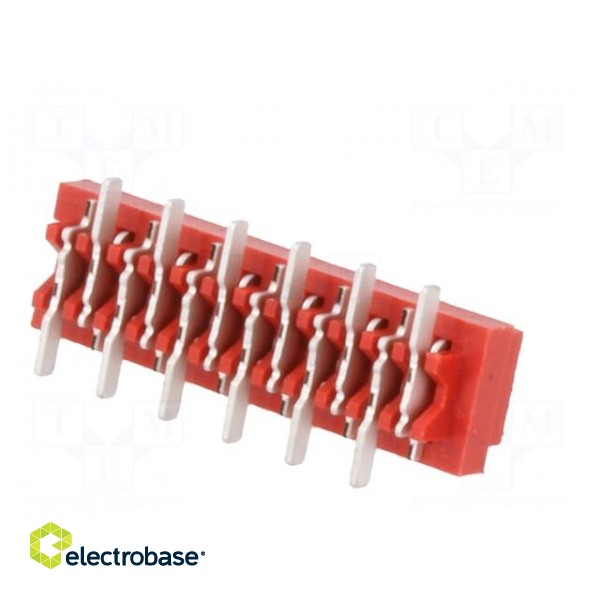 Wire-board | socket | female | PIN: 12 | SMT | on PCBs | 30V | 1A | -40÷105°C фото 6