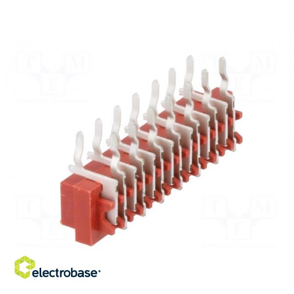 Wire-board | socket | female | PIN: 14 | THT | on PCBs | 30V | 1A | -40÷105°C фото 4