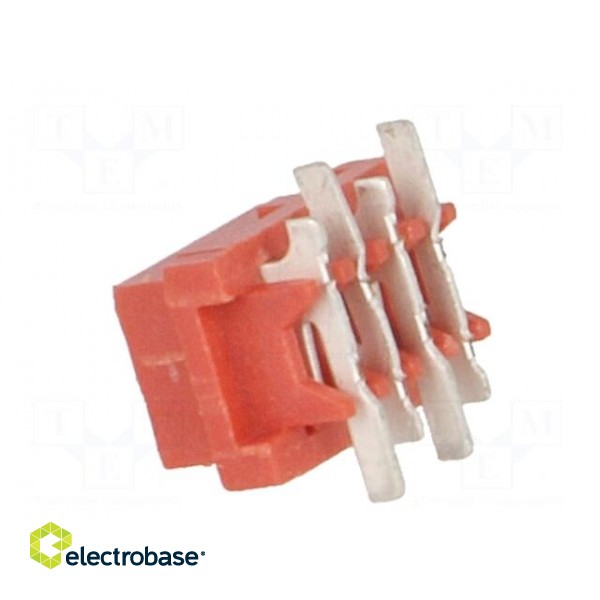 Wire-board | socket | female | PIN: 4 | SMT | on PCBs | 1.5A | 30mΩ фото 4