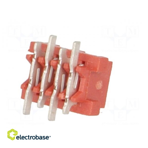 Wire-board | socket | female | PIN: 4 | SMT | on PCBs | 1.5A | 30mΩ фото 6