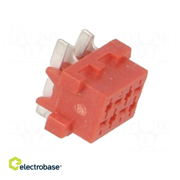 Wire-board | socket | female | PIN: 4 | SMT | on PCBs | 1.5A | 30mΩ фото 8