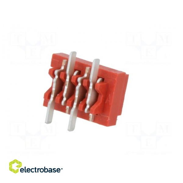 Wire-board | socket | female | PIN: 4 | SMT | on PCBs | 30V | 1A | -40÷105°C фото 6